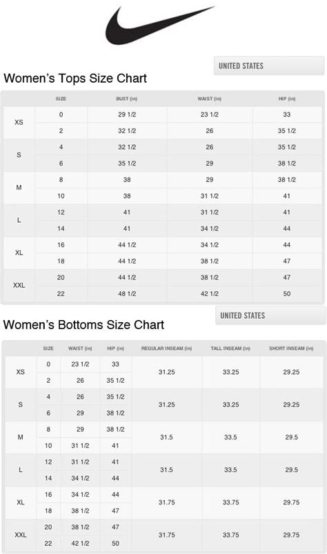 Nike size chart women - Find the right size and fit with our easy-to-read Nike women's (Asian sizing) size chart.